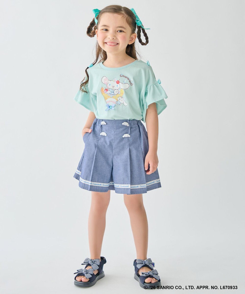 ANY KIDS 【サンリオキャラクターズ×ANY KIDS】ひんやり ファンシーフリル袖Tシャツ 