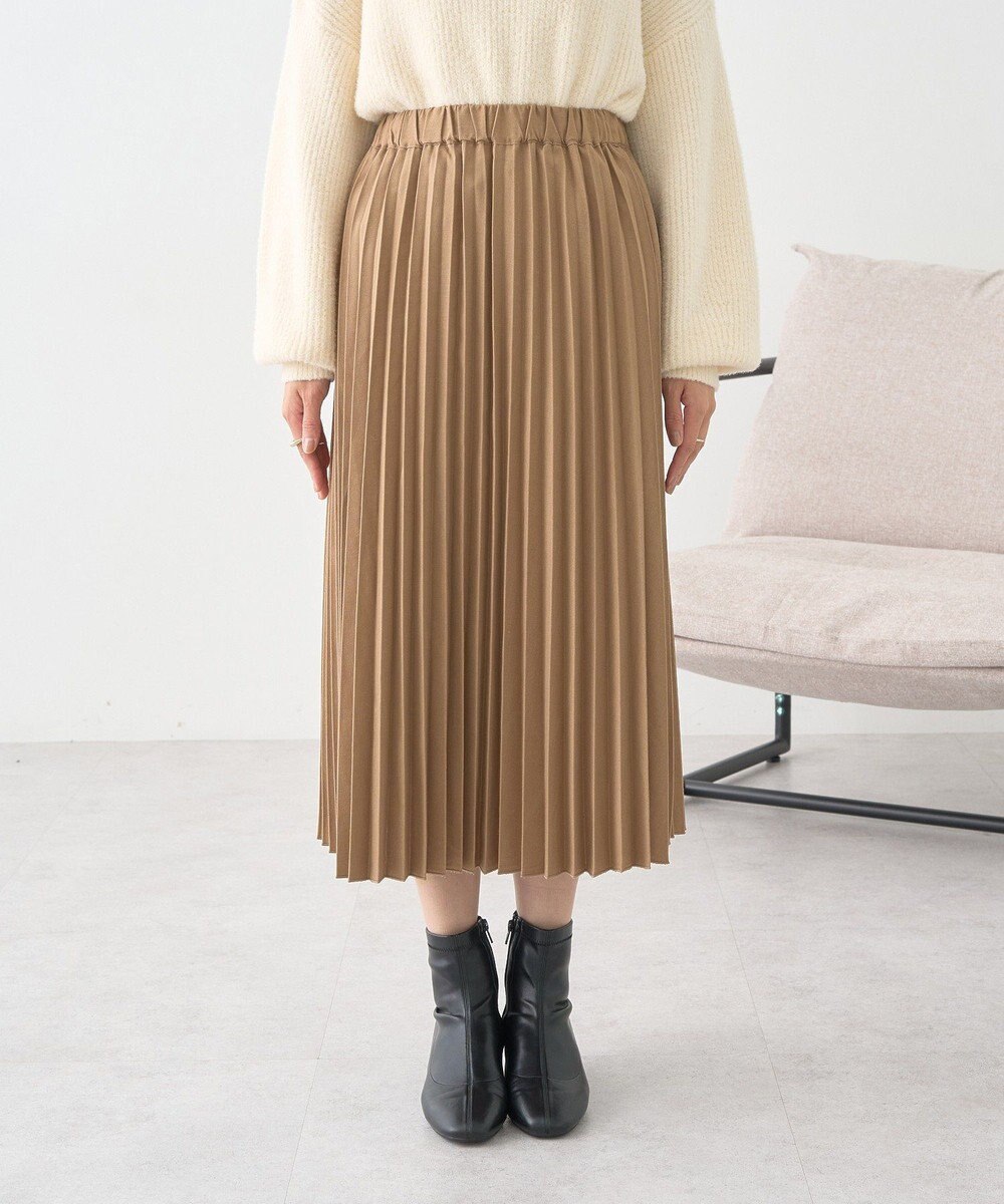 earth music&ecology プリーツミディスカート 