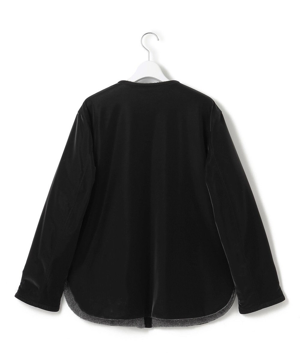 ICB 【リバーシブル着用可能】 ラミネートパイルキルト ミドル丈コート 