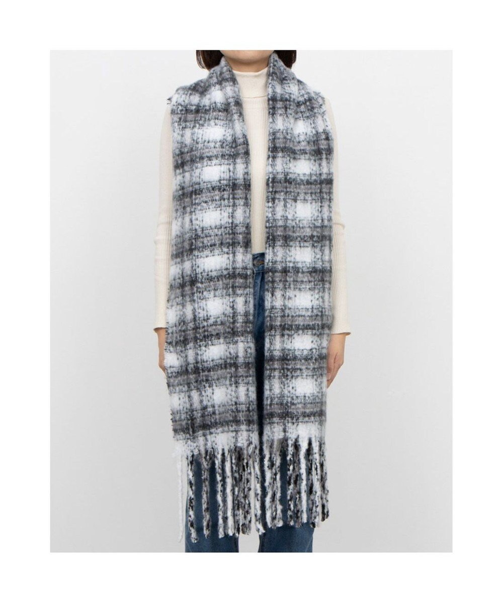 UNBILLION カシュネ cache nez / ブークレオンブレーチェックストール 