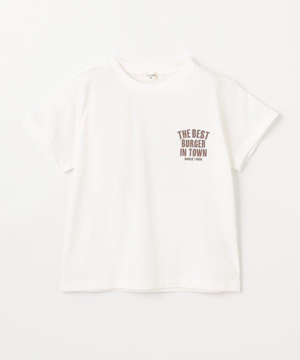 ANY KIDS バックプリント 半袖Tシャツ 