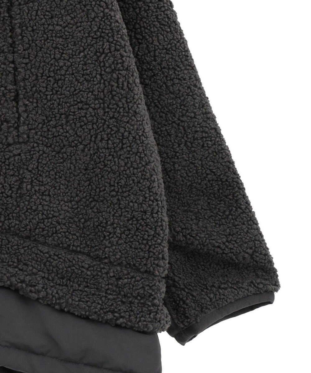 Green Parks 異素材コンビスタンドボアブルゾン 