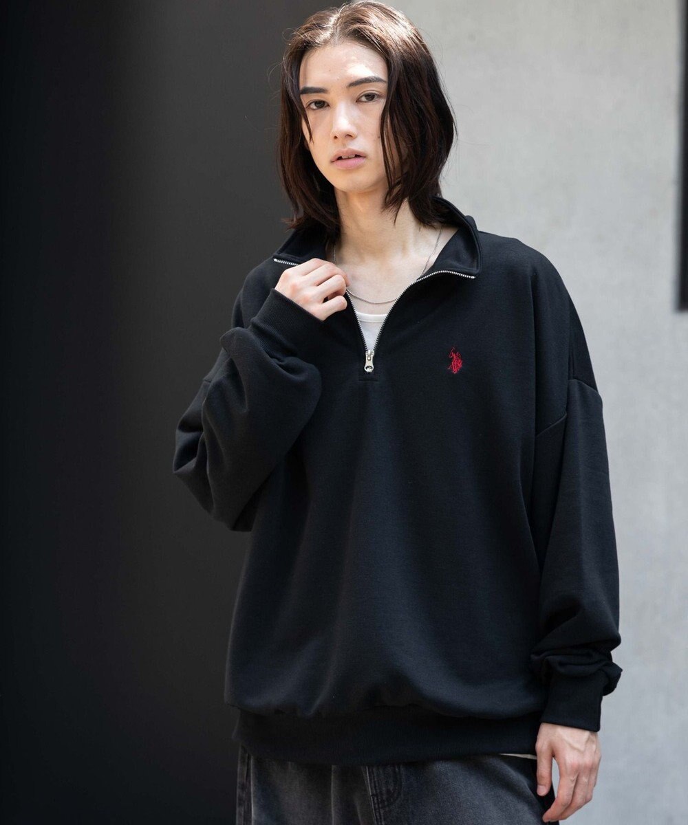 WEGO 【WEB限定/25年秋冬新作/ユニセックス着用ITEM】別注USPOLOハーフZIPPO 