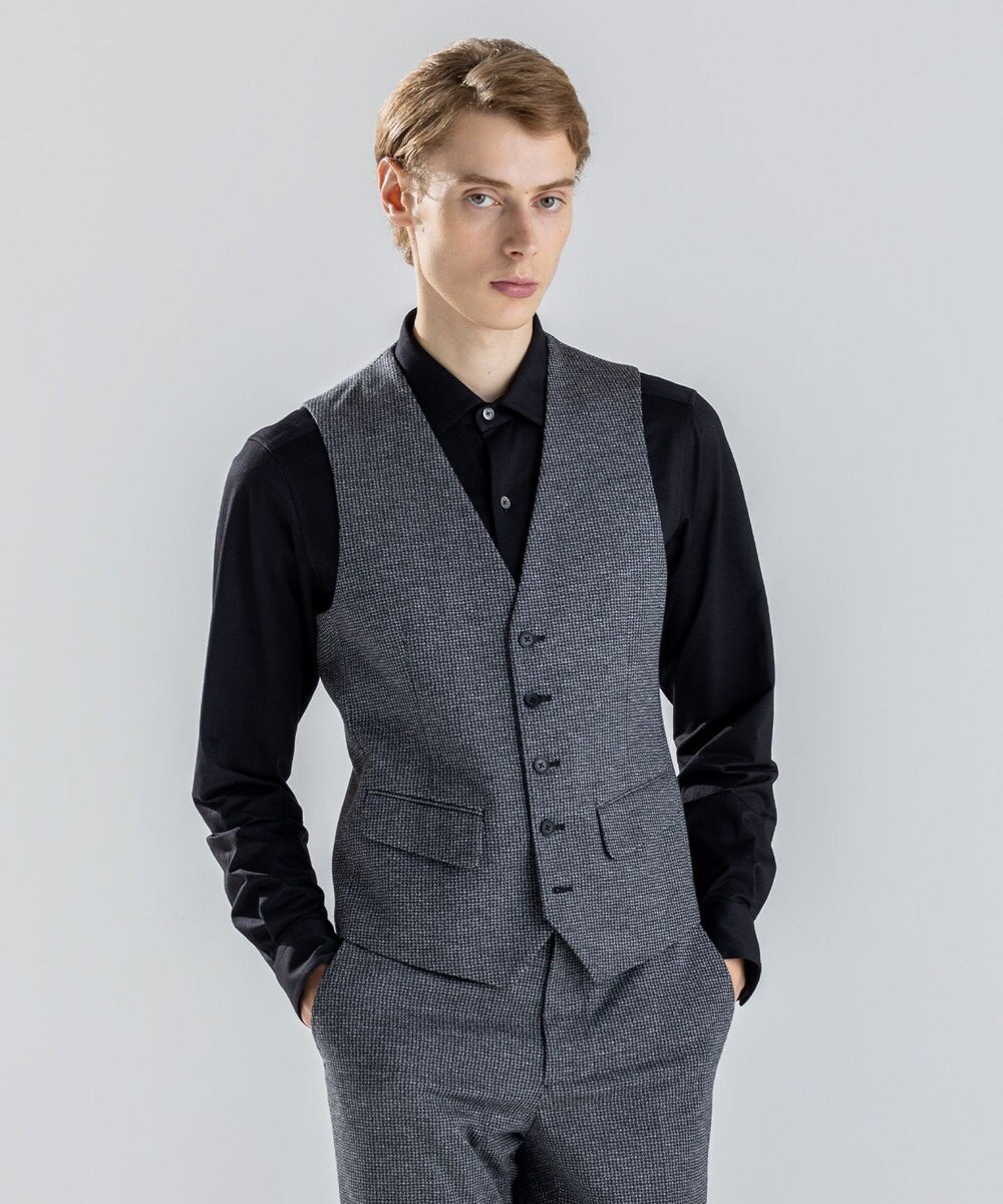 JOSEPH HOMME 新素材【ストレッチ/セットアップ対応】クリアドビージャージー ジレ 