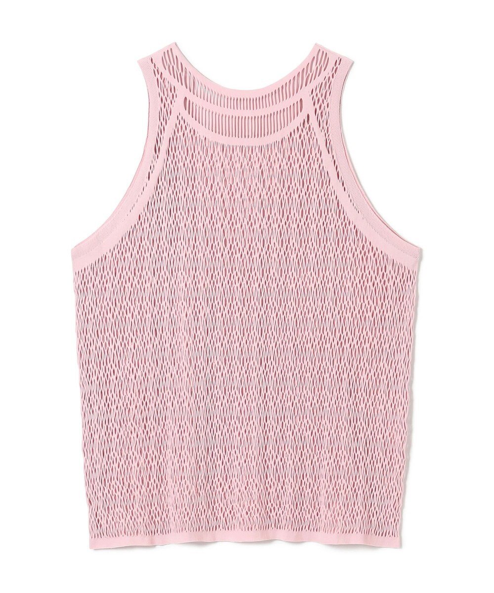 Chacott 【ノーソーイングニット】ランダムメッシュニットタンクトップ 