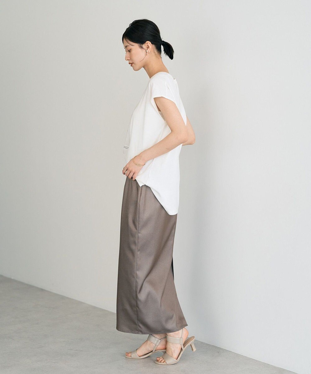 YECCA VECCA シャイニーロングスカート 