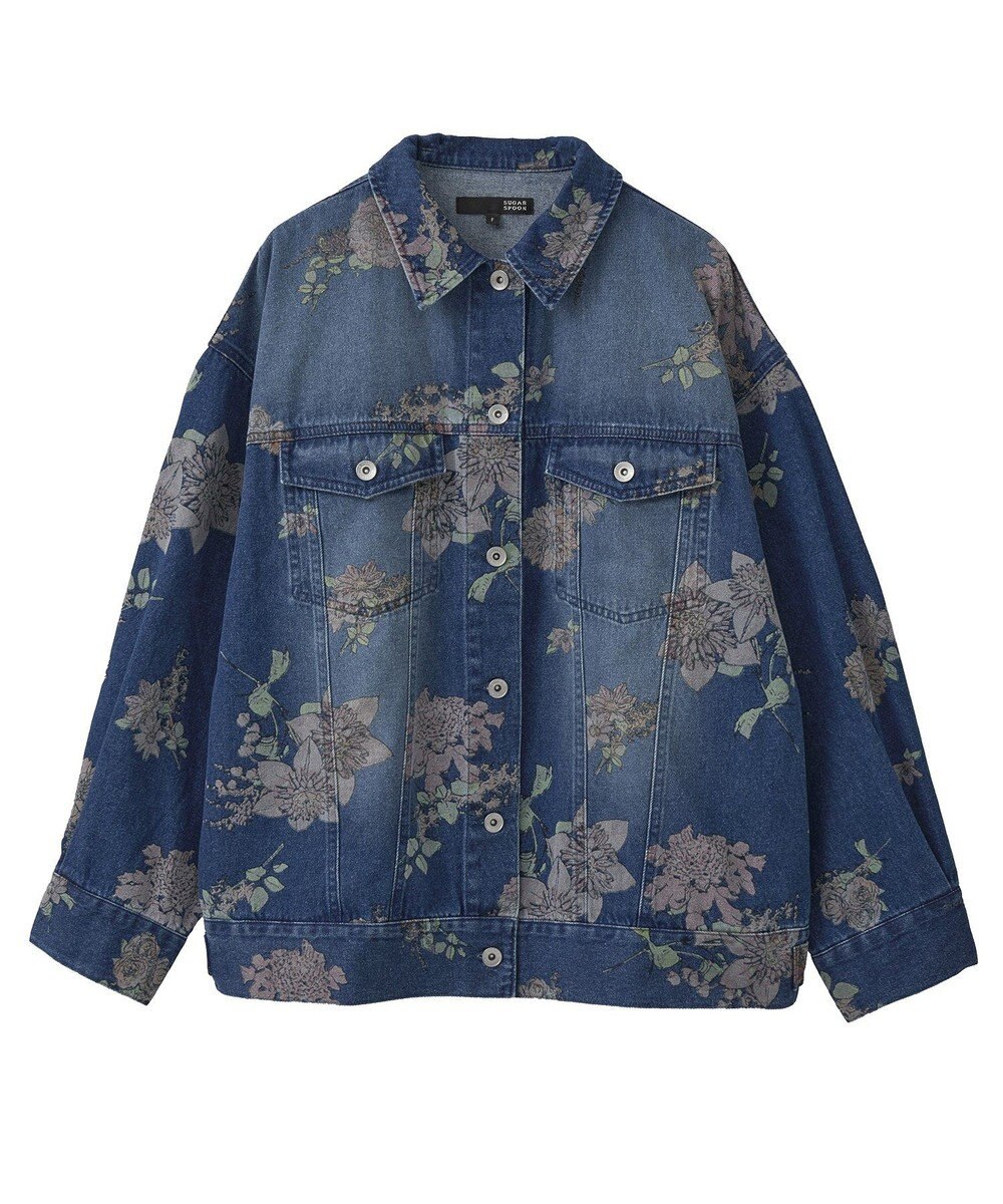 Green Parks ・SUGAR SPOON フラワーptオーバーGジャン 