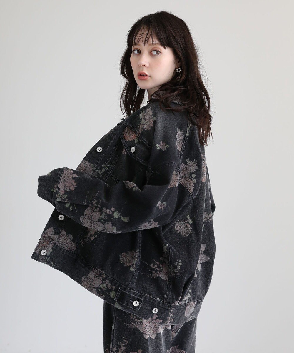 Green Parks ・SUGAR SPOON フラワーptオーバーGジャン 