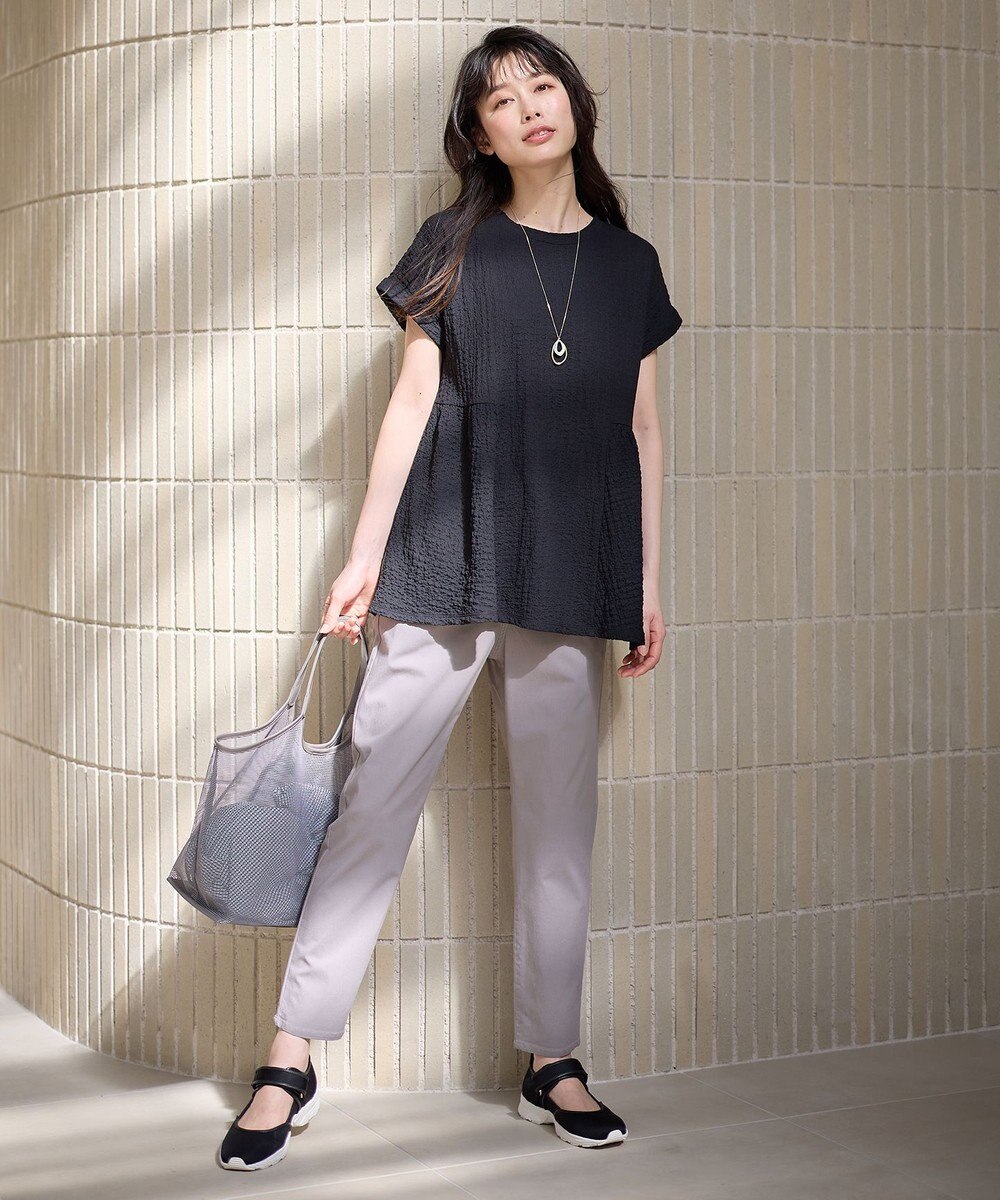 ANY L フクレジャージチュニック 