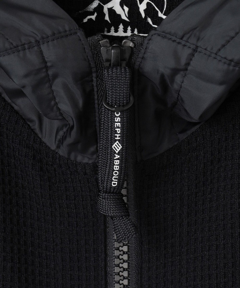 JOSEPH ABBOUD MOUNTAIN 【吸水速乾/通気性/ライナードッキング対応】ハイゲージワッフル パーカー 