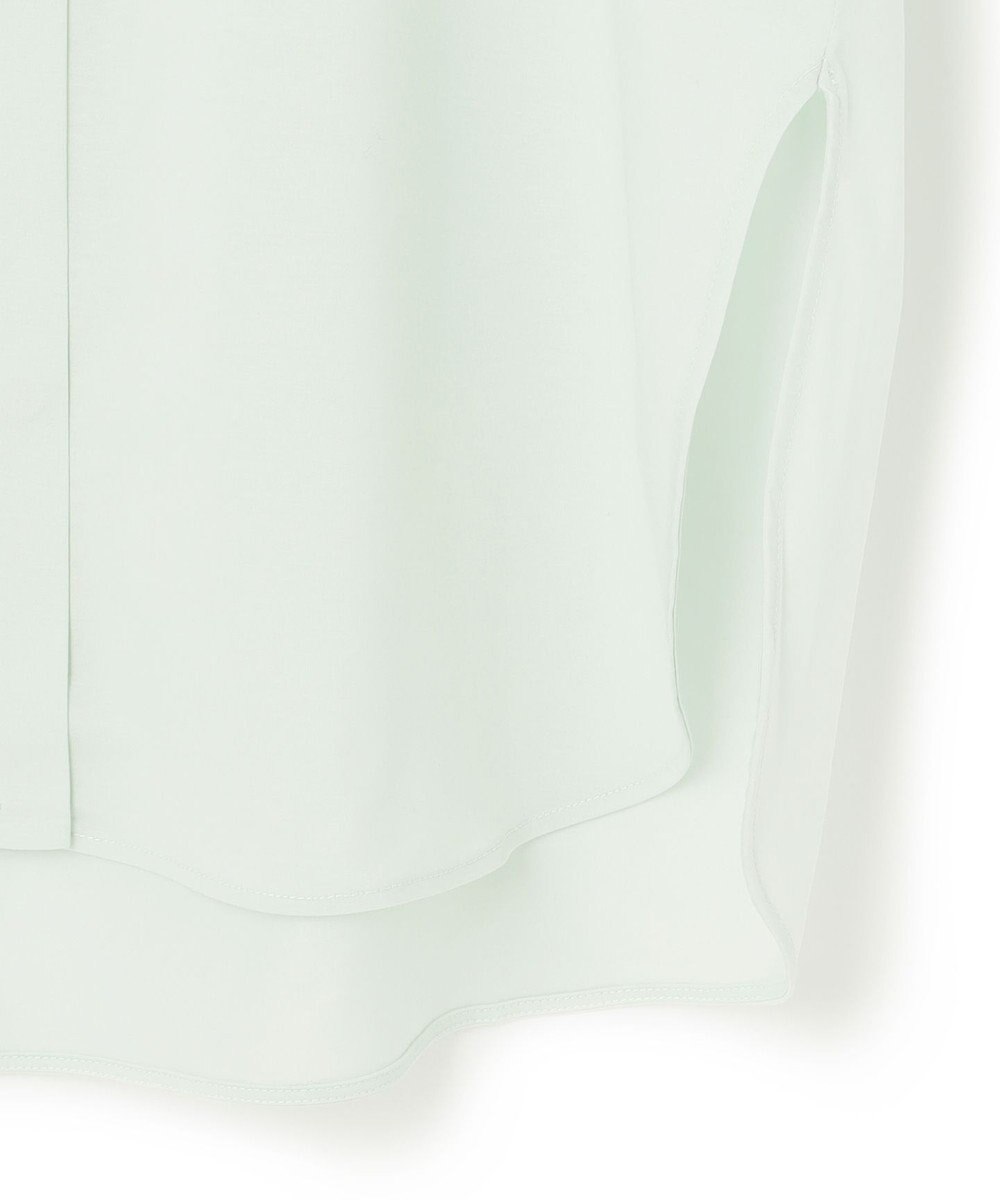 ICB 【WEB限定・洗える】ライクアウーブン バンドカラーカットソー 