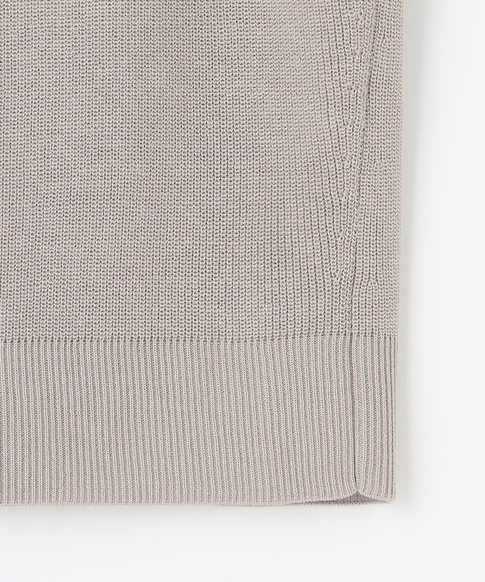 J.PRESS LADIES L 【洗える】コットンアセテート畦 ニットベスト 