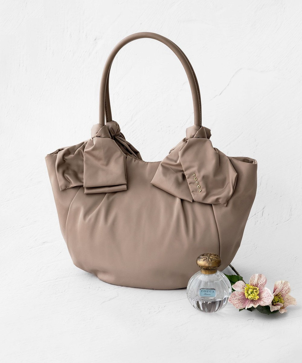 TOCCA RUFFLE RIBBON LARGE BAG ハンドバッグ | www.cestujemtrekujem.com