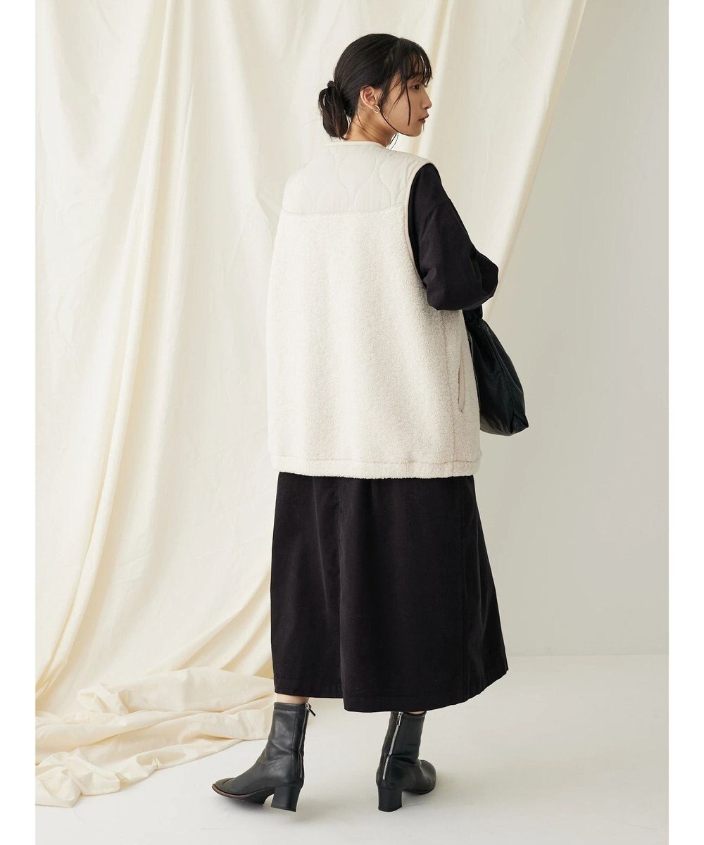 CRAFT STANDARD BOUTIQUE キルティングボア切替ベスト 