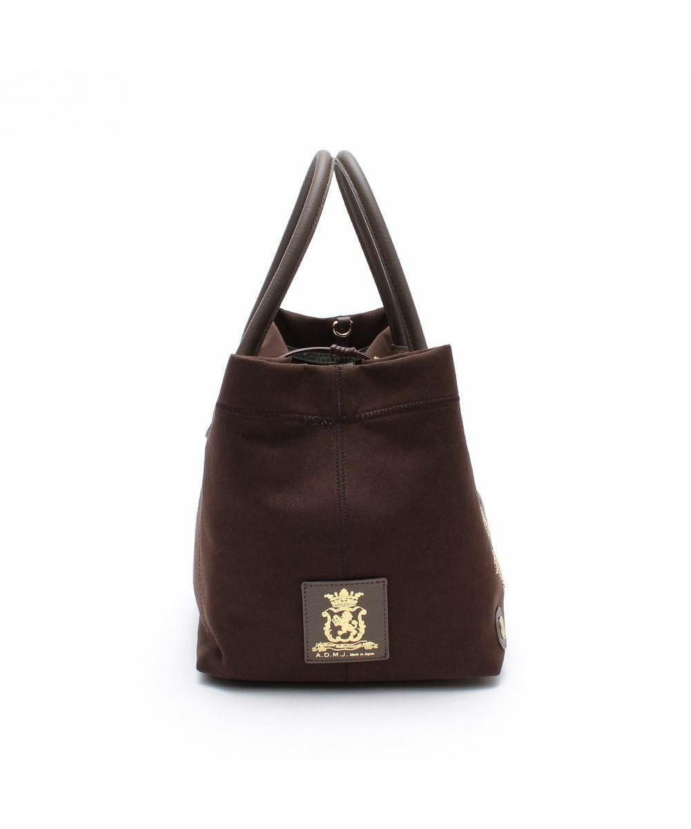 A.D.M.J. 【ファブリック】スエードプラス/マーキスショルダーストラップ付トート25cm 