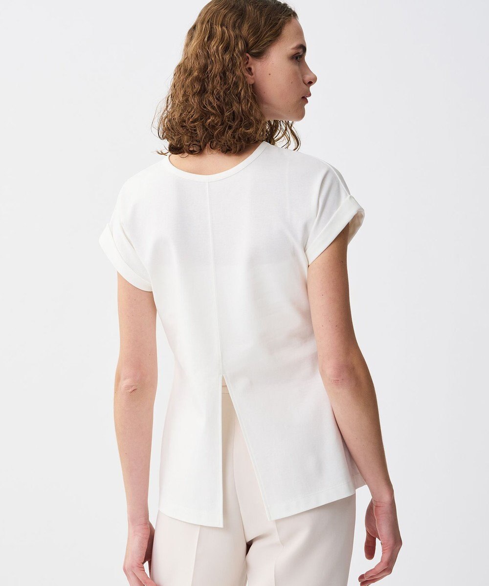 uncrave ダブルフェイスジャージー 2WAYスリットトップス 