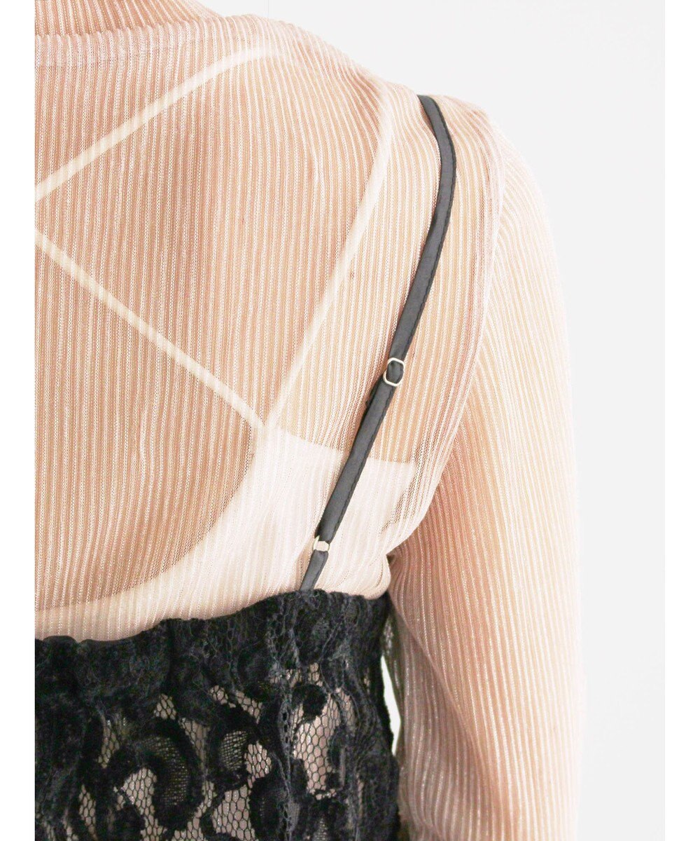 Te chichi ラメプリーツシアータートルインナー 