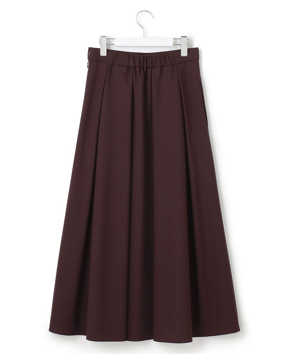 23区 【洗える】ウールブレンドストレッチ フレアスカート 