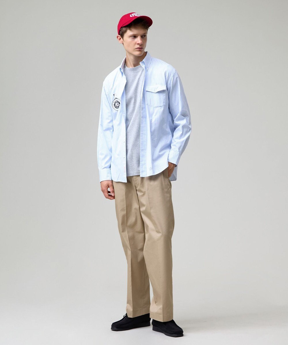 J.PRESS MEN 【AaronChang】【UNISEX】ピンオックス シャツ / B.D. 