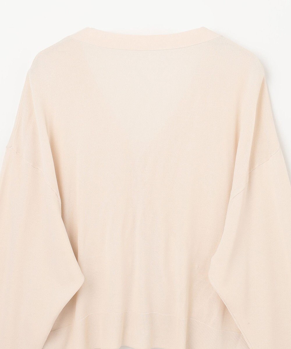 GRACE CONTINENTAL ルーズVネックニットカーディガン 