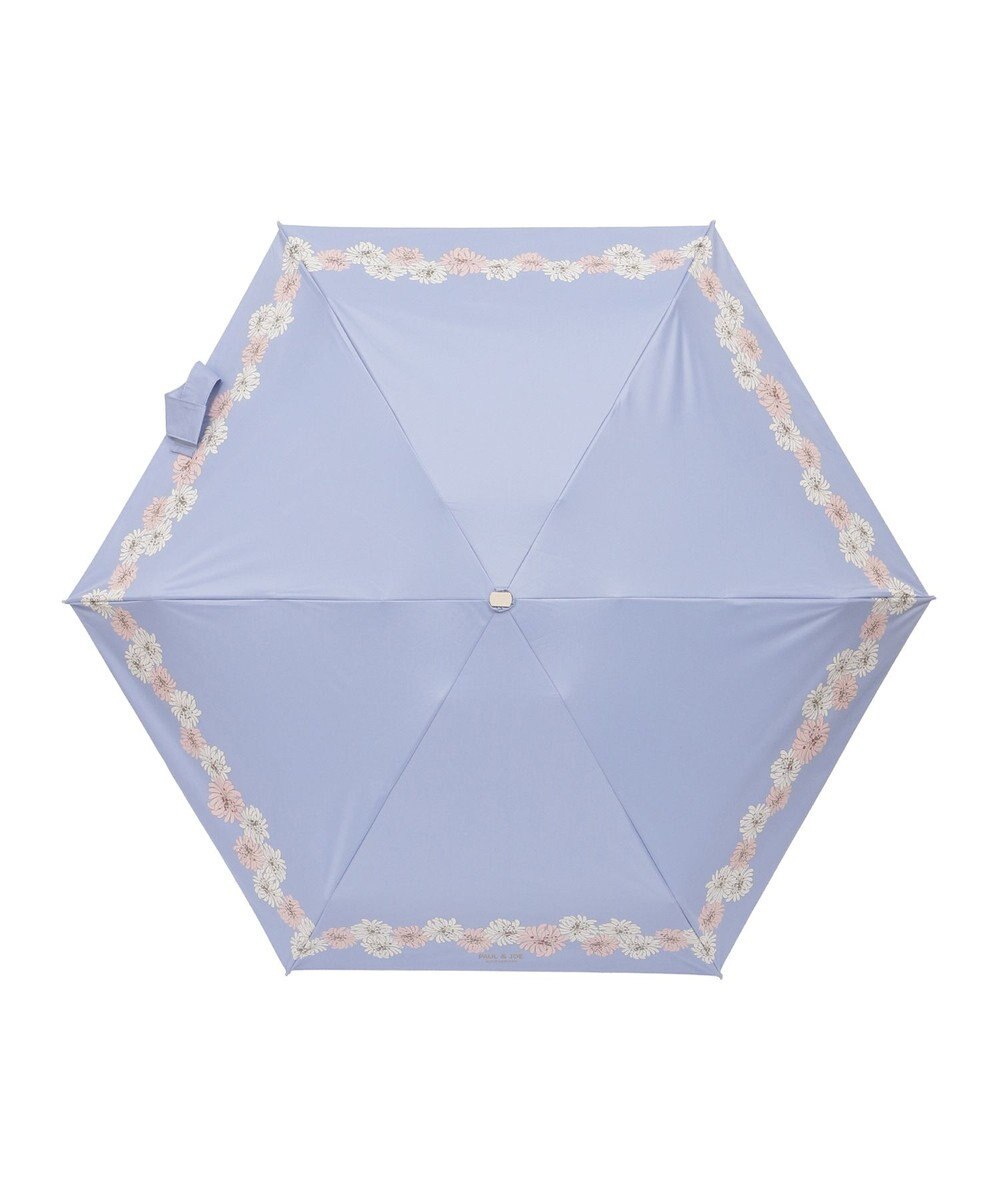 MOONBAT 【WEB限定/遮光率100%】晴雨兼用折りたたみ日傘 ポール&ジョー(PAUL & JOE ACCESSOIRES)クリザンテーム/バイカラー 雨の日OK 遮熱 簡単開閉 UV 晴雨兼用 