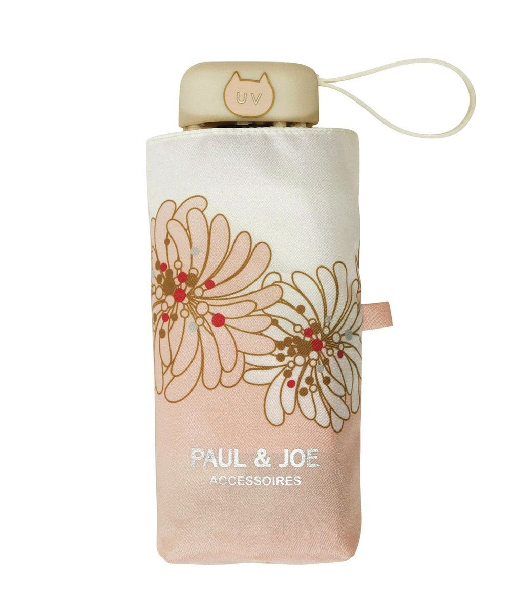 MOONBAT 【UVカット/コンパクト】ポール & ジョー (PAUL & JOE ACCESSOIRES) 折りたたみ雨傘 クリザンテーム 