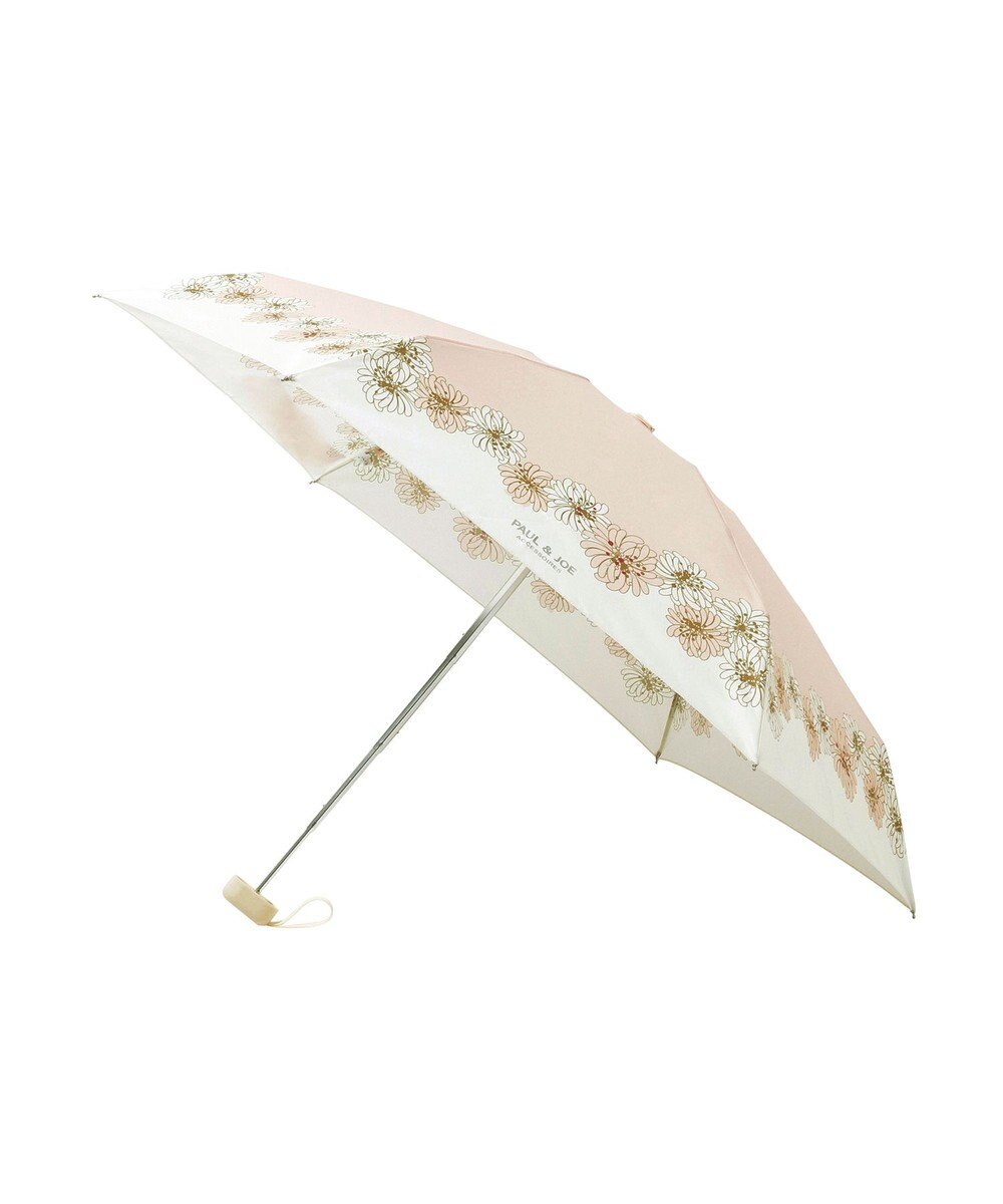 MOONBAT 【UVカット/コンパクト】ポール & ジョー (PAUL & JOE ACCESSOIRES) 折りたたみ雨傘 クリザンテーム 