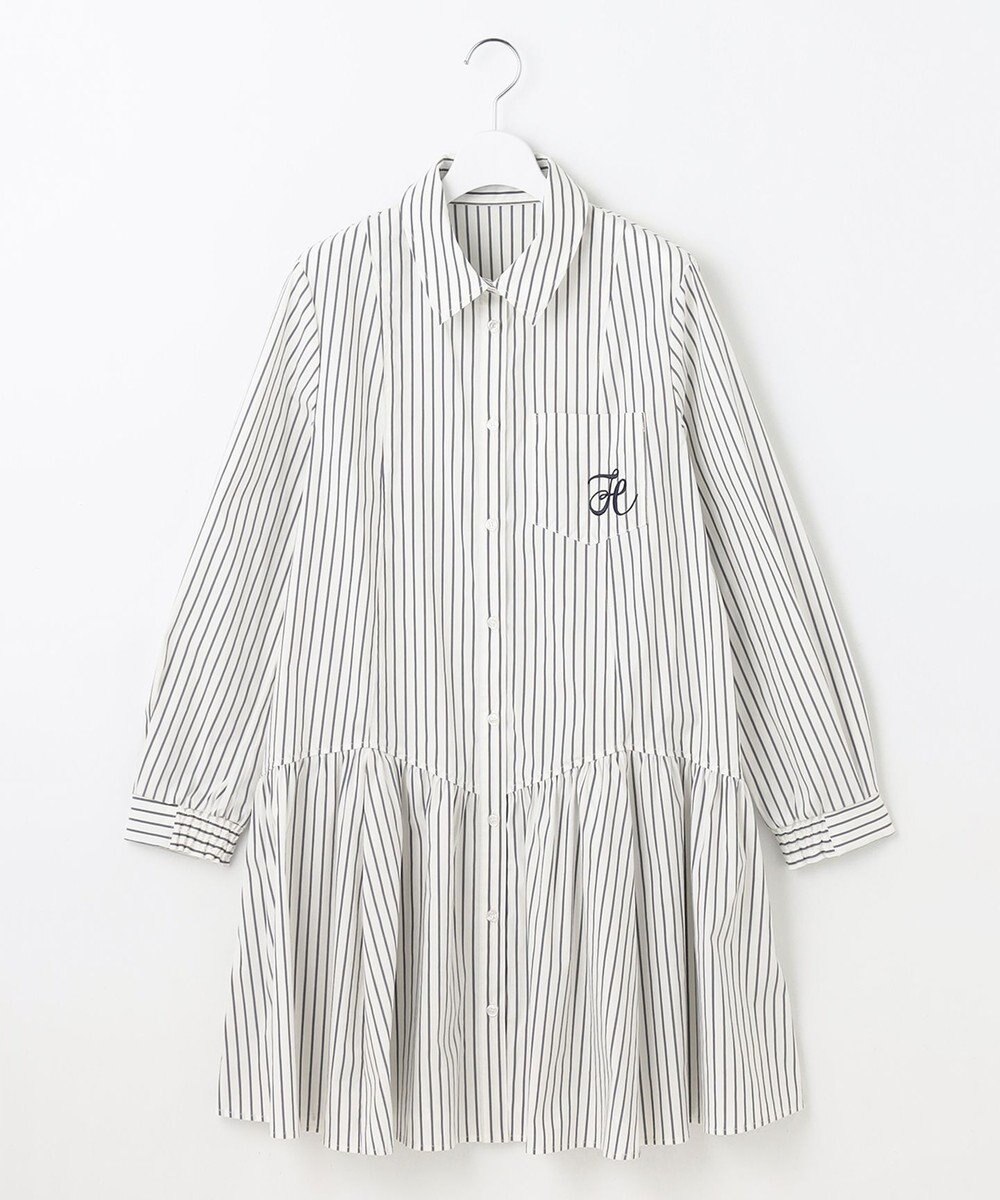 Feroux 【2WAY】リボンタイシャツ ワンピース 