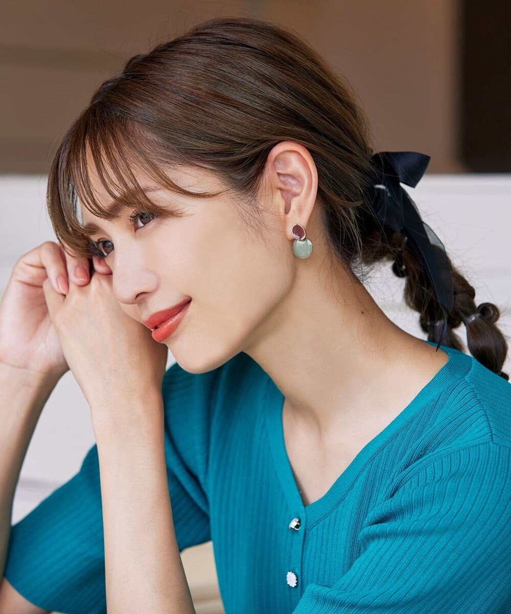 Tiaclasse 2トーンピアス 