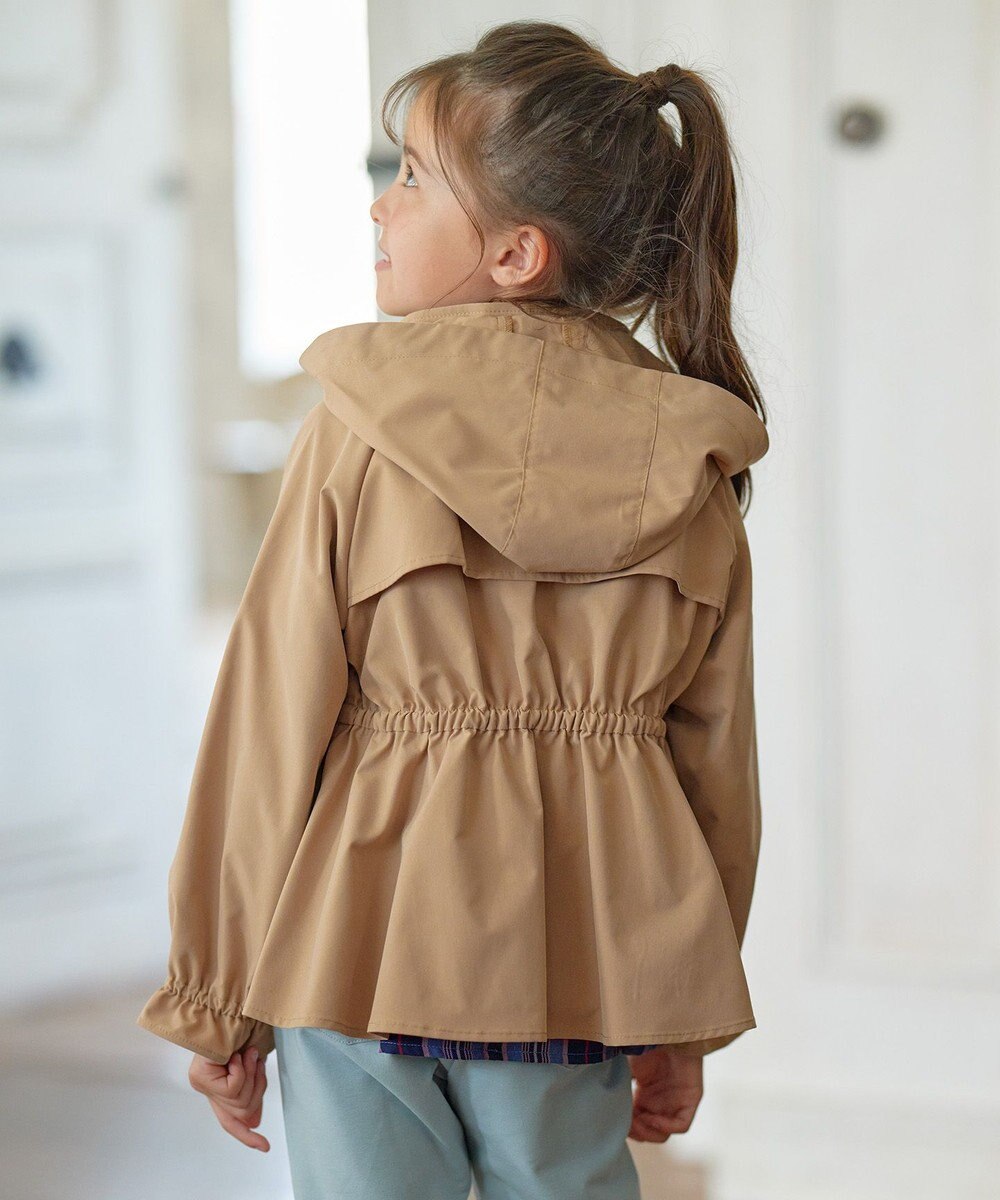 組曲 KIDS 【110-140cm】【撥水】ケープド マウンテンパーカー 