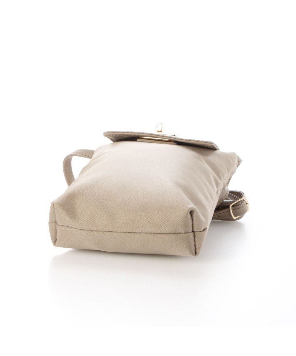 UNBILLION VERYコラボ ペルケ perche / 牛革フラップナイロンショルダーバッグ 