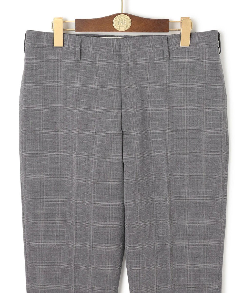 J.PRESS MEN 【Peppin Merino Comfort】【ウォッシャブル可 / 折り目加工】ファンシーチェック スラックス / ノータック 