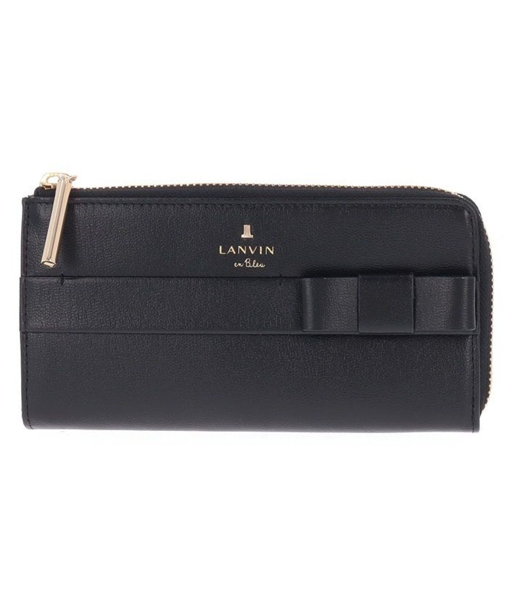 LANVIN en Bleu シャリテ コンパクトL字ファスナー長財布 