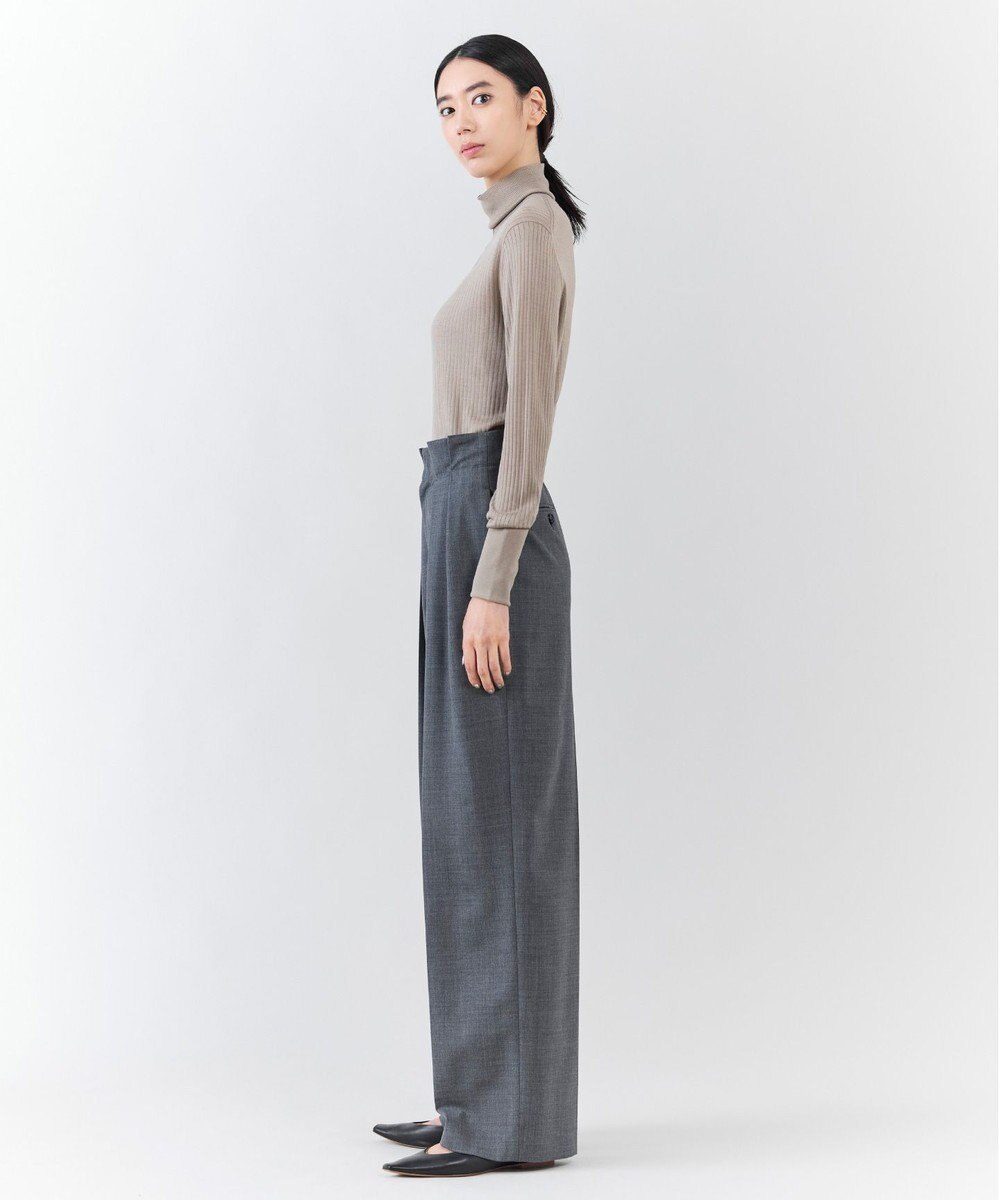 23区 【エステータ】シルクリブ タートルニット 