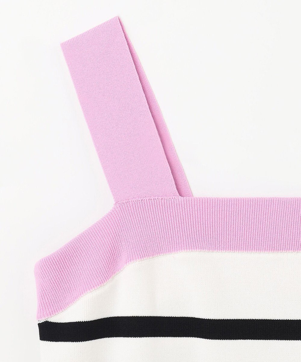 GRACE CONTINENTAL 配色ニットキャミ 