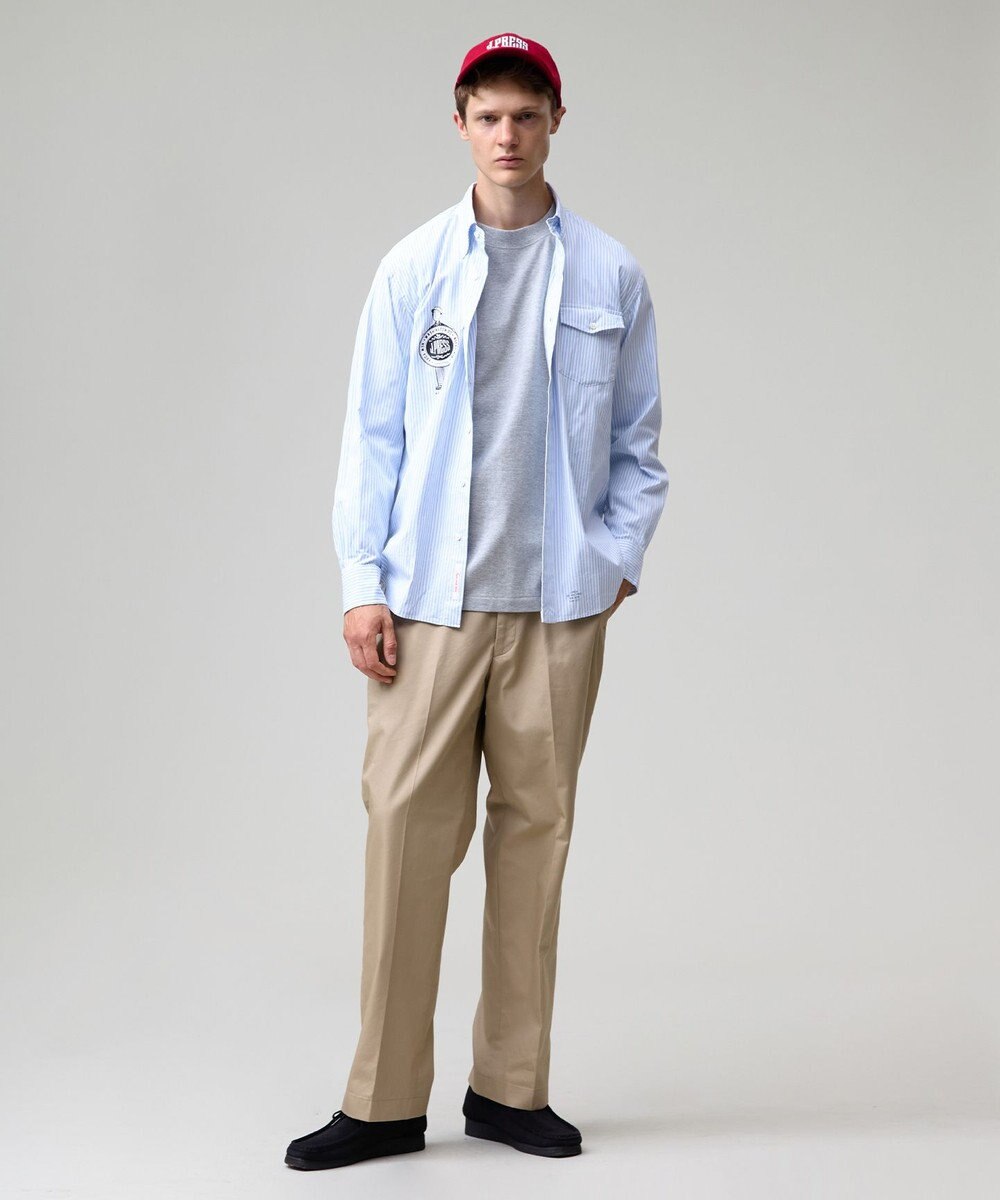 J.PRESS MEN 【AaronChang】【UNISEX】ピンオックス シャツ / B.D. 
