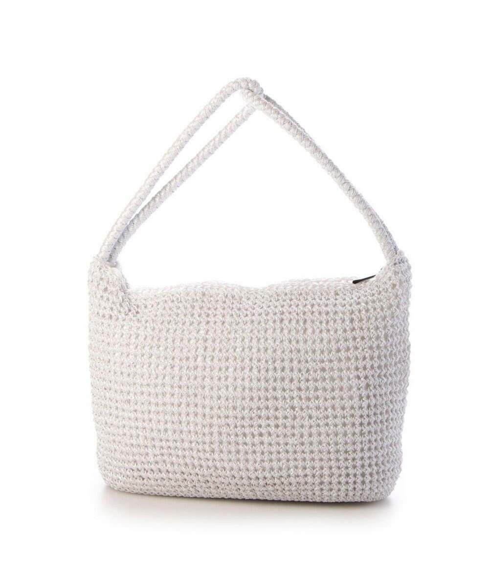 UNBILLION カシュカシュ cachecache / 2wayハンドルメタリックコード編みトートバッグ 