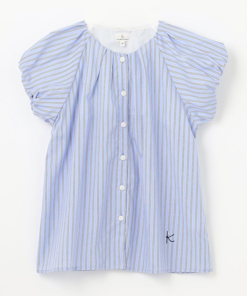 組曲 KIDS 【150-160㎝】サマーストライプ ブラウス 