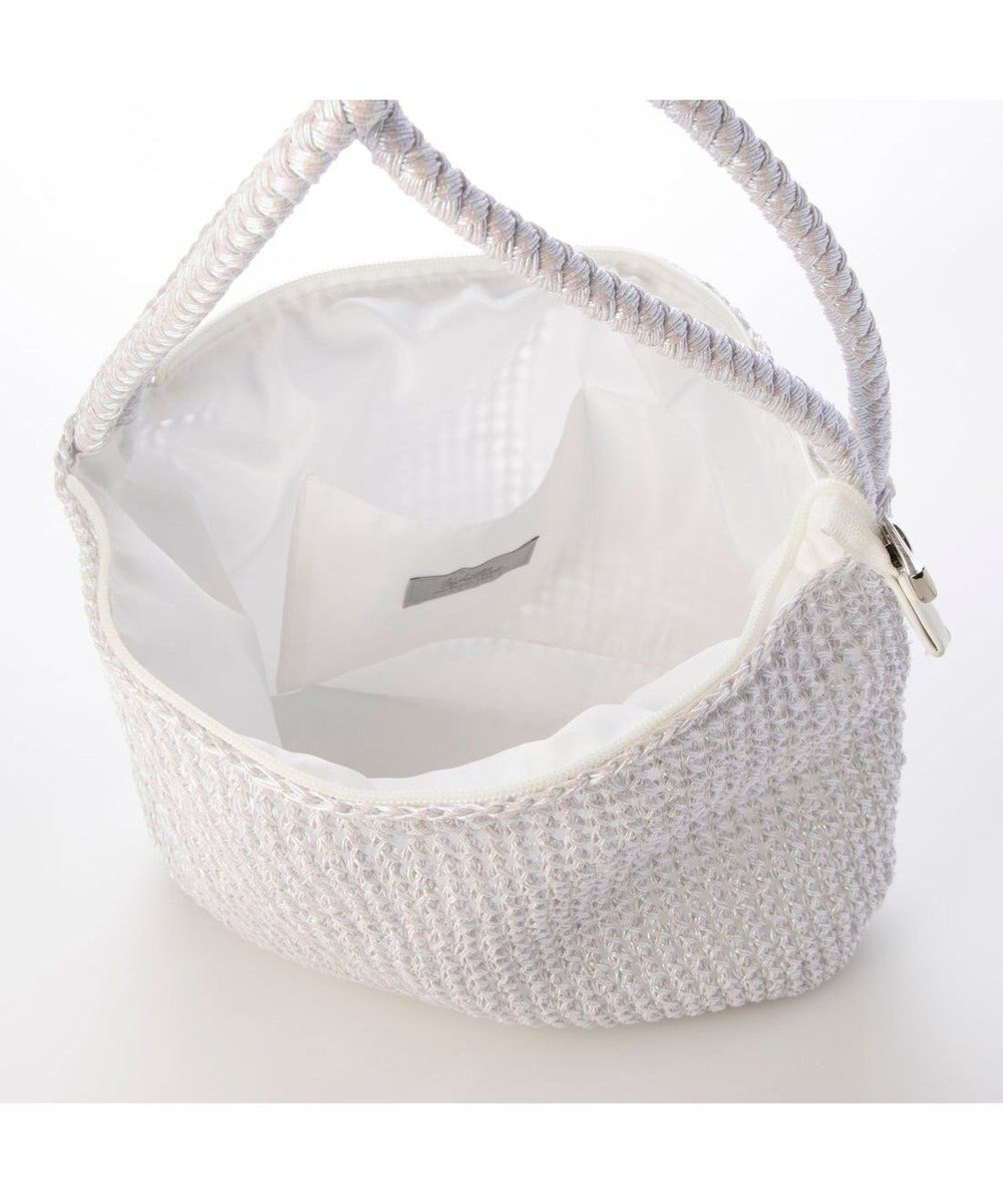 UNBILLION カシュカシュ cachecache / 2wayハンドルメタリックコード編みトートバッグ 