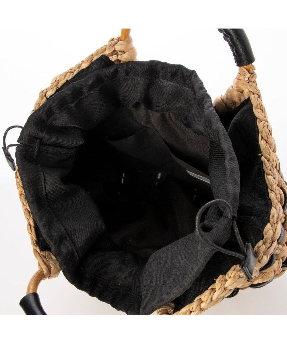 UNBILLION カシュカシュ cachecache / バンクワンコンビラウンドカゴバッグ 