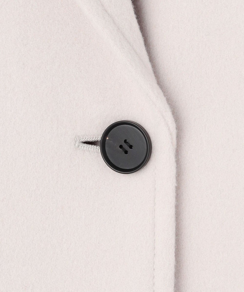 ICB L ウールカシミヤメルトン チェスターコート 