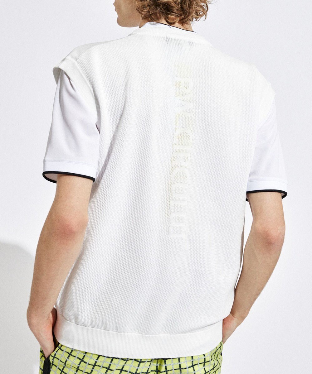 PW CIRCULUS 【MEN】バッグメッシュ ニットベスト 
