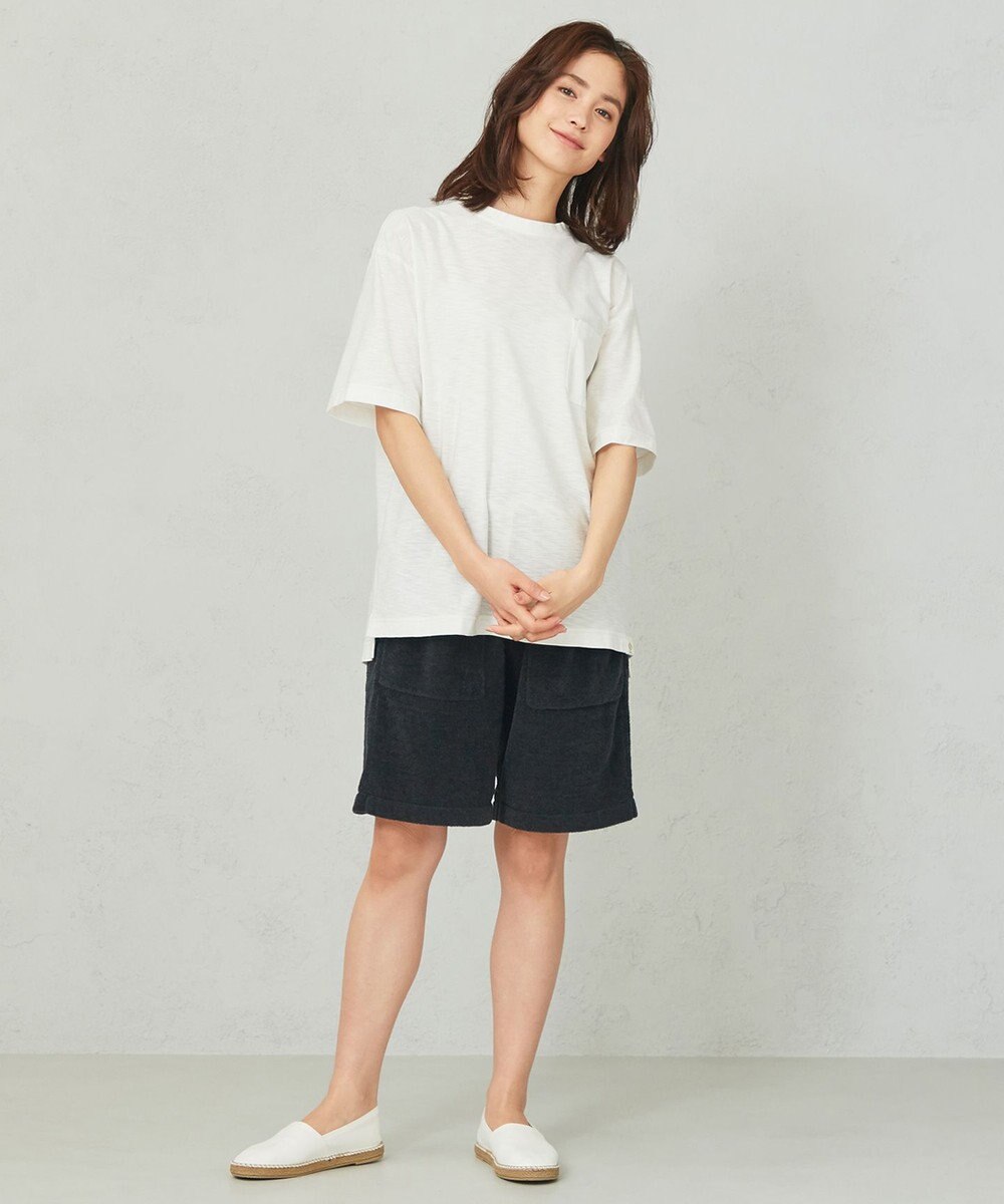 JOSEPH ABBOUD MOUNTAIN 【SPACE／UNISEX】オーガニックコットンスラブプレーティング天竺 Tシャツ 