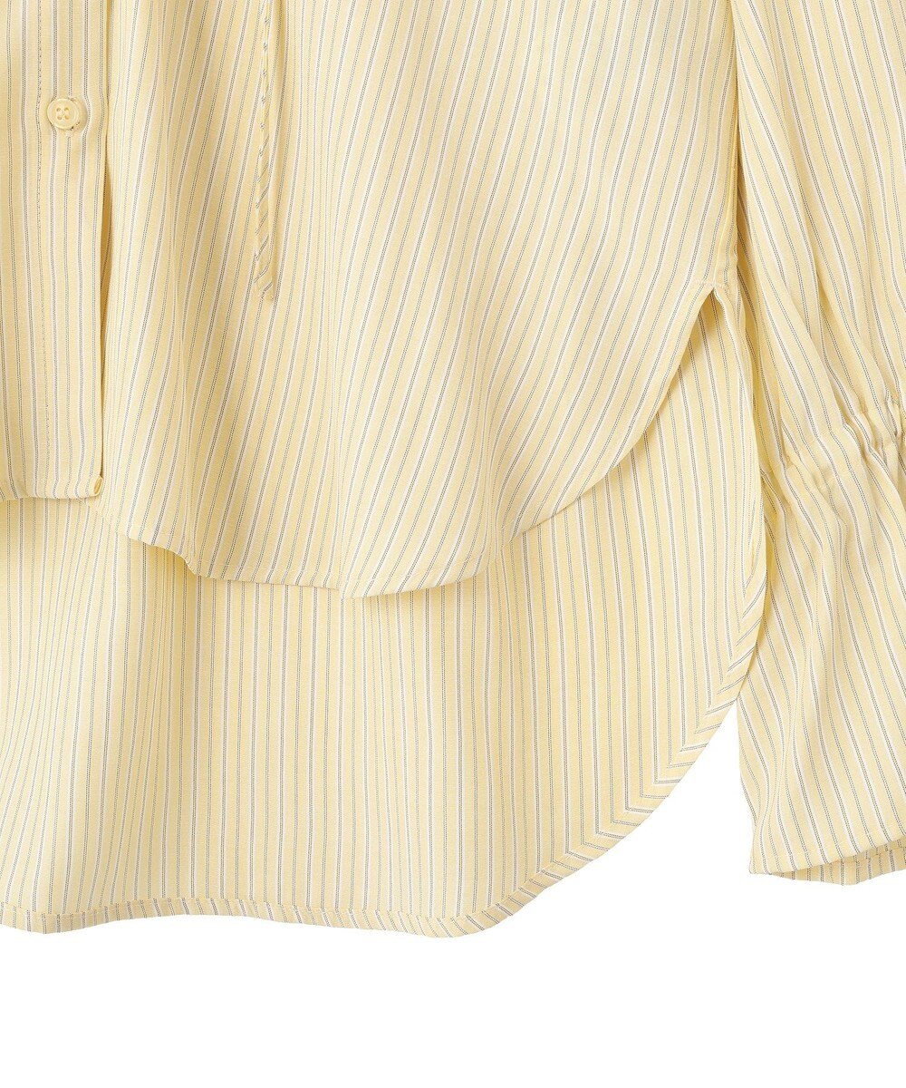 AMERICAN HOLIC スタンドフリルストライプスキッパーブラウス 