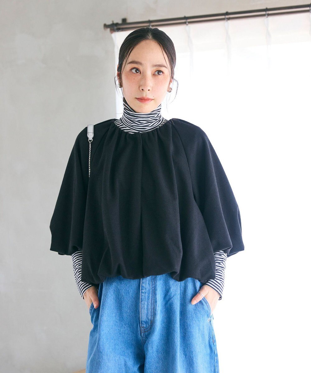 #Newans 【セレモニーにも/洗濯機可】バルーンヘムライトブルゾン​ 