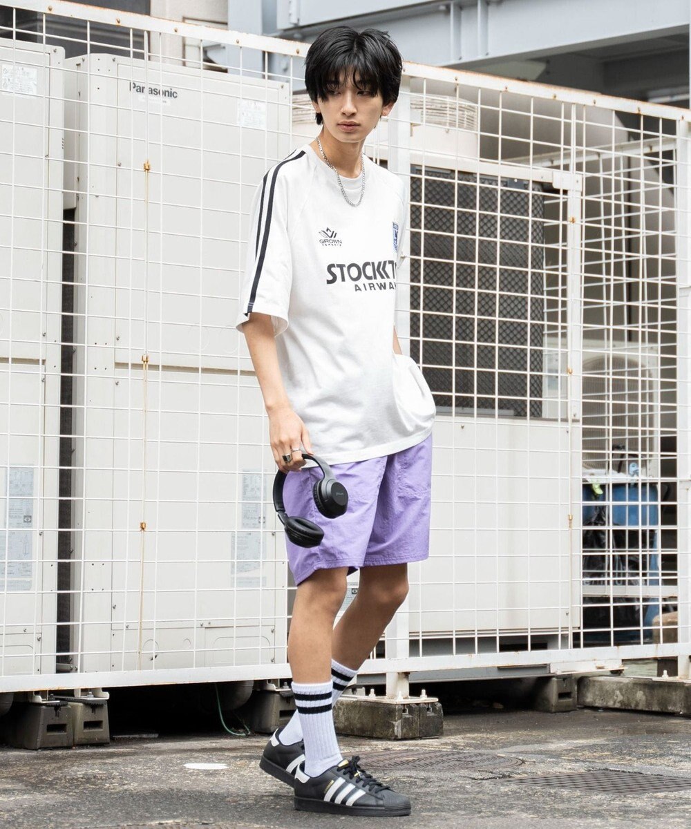 WEGO 【速乾/ウエストゴム/SMLサイズ】ナイロンイージーショーツ 