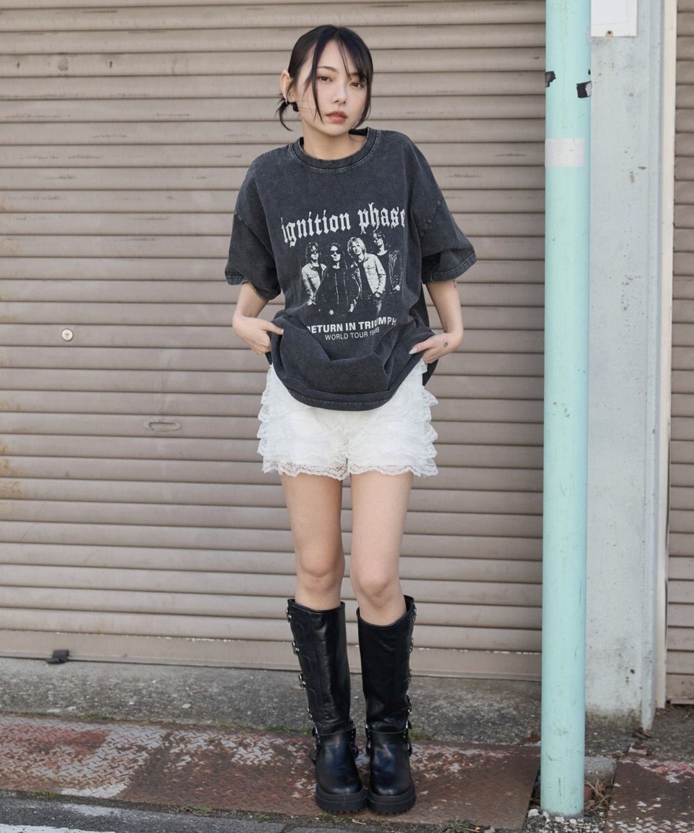 WEGO ヴィンテージウォッシュグラフィックBIGT 