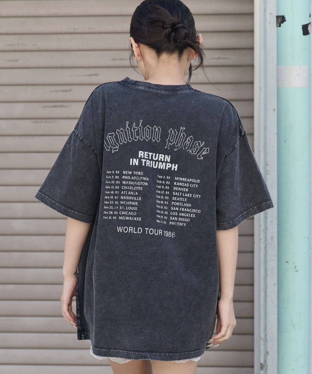 WEGO ヴィンテージウォッシュグラフィックBIGT 