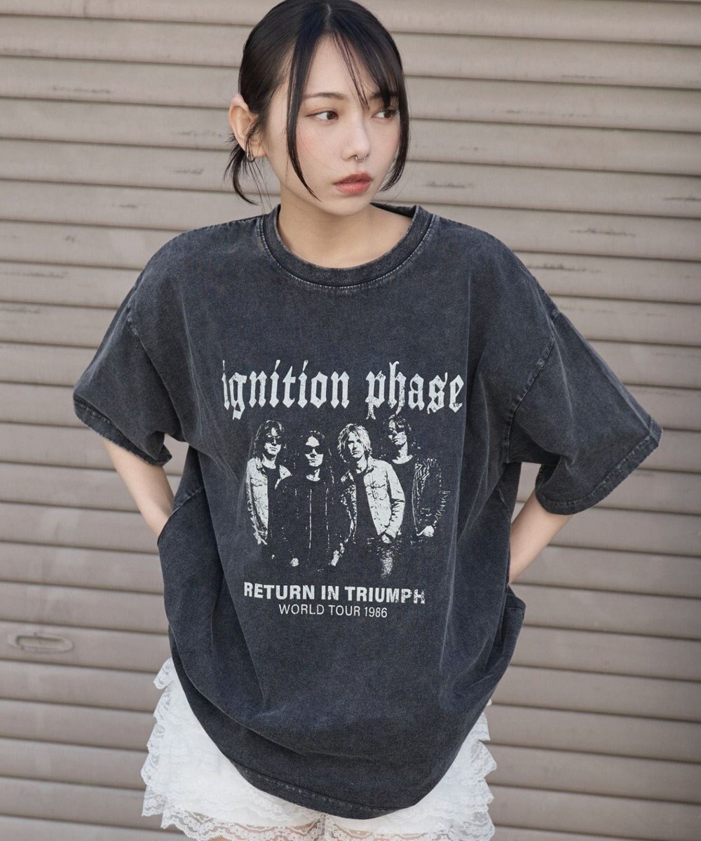 WEGO ヴィンテージウォッシュグラフィックBIGT 