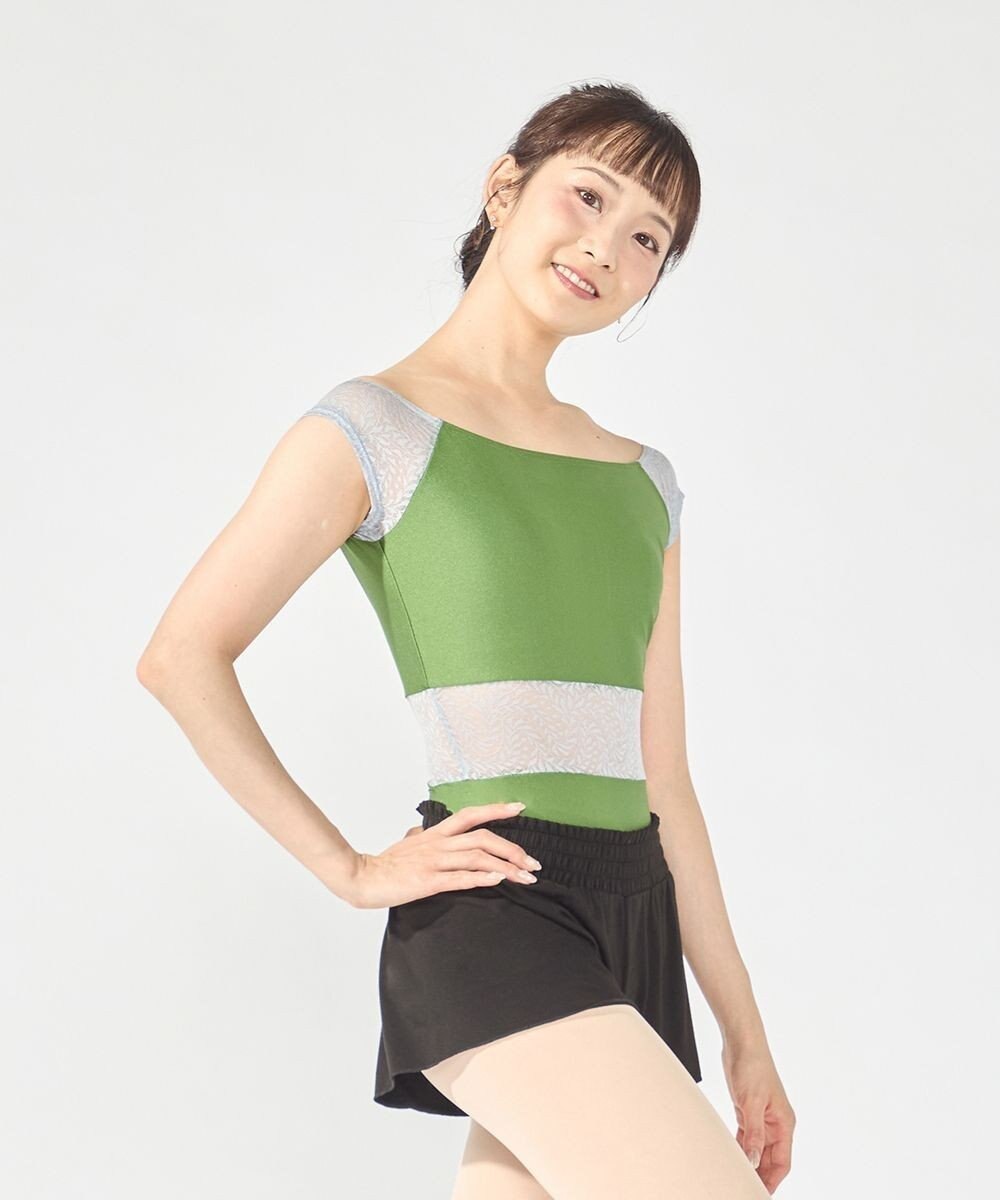 Chacott フレンチスリーブレオタード 